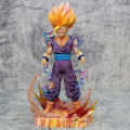 25cm Dragon Ball Z Anime Figure Son Gohan Action Figurine Super Saiyan 2 Cell Game Children Toys Decoartion Son Goku Free Gift. 