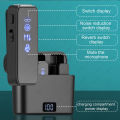 Wireless Lavalier Microphone Noise Cancelling Audio Video Recording for iPhone/iPad/Android/Xiaomi/Samsung Live Game Mic.