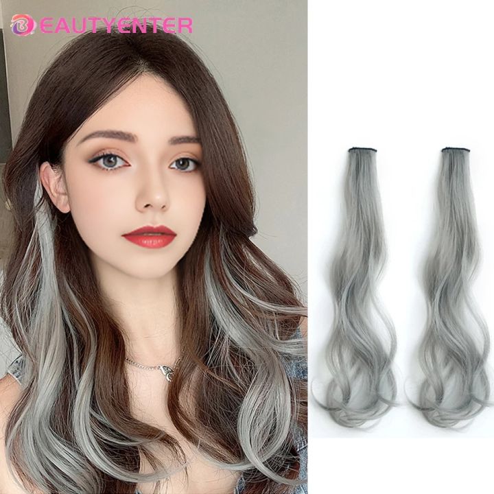 Curly Hair Hanging Ears, Hair Extension, Highlighting, Long Hair, Popular Color Wig
