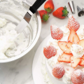 Stainless Steel Cake Offset Scraper DIY Angled Icing Spatula with Handle Cream Dough Pastry Smoothing Knife.