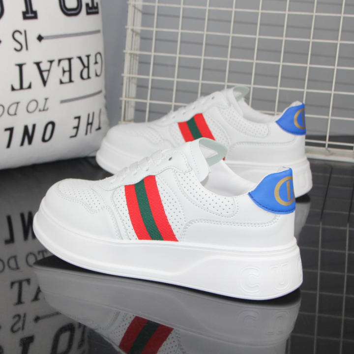 Platform%20White%20Shoes%20Men's%20Trendy%20All-Matching%20Couple%20Style%20Sneakers%20Summer%20Breathable%20Casual%20Shoes%20Simple%20Embossed%20Muffin%20Men's%20Shoes%20-%20Image%202