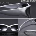 New Wrap Around Sunglasses Women Men Brand Design Mirror Sport Vintage Y2K Sun Glasses Men Driving Eyeglasses Futuristic Shades.
