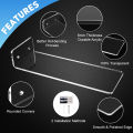 6 Pack Acrylic Floating Sneaker Shelves Clear Shoe Display Stand Room Decor for Display Collectible Shoe&Sneaker.
