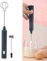 Milk Frother Handheld Coffee Frother Electric Whisk, USB Rechargeable Foam Maker Bubbler Egg Beater for Hot Chocolate.