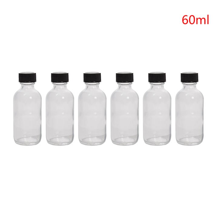 6pcs%20Small%20Clear%20Glass%20Bottles%20With%20Lids%20Glass%20Containers%20Round%20Sample%20Bottles%20For%20Juice,%20Oils,%20Ginger%20Shots,%20Whiskey,%20Liquids%20Qingyue%20-%20Image%204
