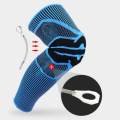 Yoomee 1 Pcs Nylon Sports Silicone Long Basketball Knee Pads Crashproof Patella Support Sports Fitness Volleyball Soccer Leg Sleeve Kneepad Protection Pressure Protection.