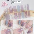 14Strips Gel Nail Stickers Floristic Full Cover Gel Nail Polish Strips Semi Cured Nail Art Stickers DIY Nail Art Making.