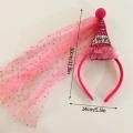 Birthdays Party Celebration Headband Kid Happy Birthday Hat Ins Birthday Cap for Children's Day Decoration Headband 생일 Bruja Maoxia Maoxia. 