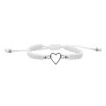 Hand Crafted Love Heart Couple Bracelet For Lover Women Men Adjustable Rope Friends Relationship Matching Bracelets Jewelry Gift Conbo. 