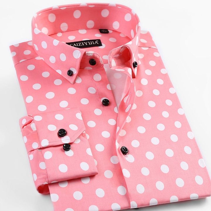 Men's%20Polka%20Dot%20Printing%20Long%20Sleeve%20Shirt%20Fashion%20Male%20Dress%20Shirts%20Casual%20Formal%20Cotton%20Black%20White%20Dots%20Youth%20Clothing%20-%20Image%203