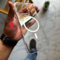 Anti-Yellow Transparent Magnetic Wireless Charging Case Ultrafine Original For iPhone 17 Pro Max, 16 Pro Max, 15 Pro Max, 14 Pro Max, 13 Pro Max, 12 Pro Max, 11 Pro Max, MagSafe case cover.
