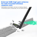 650Mbps USB WiFi Adapter Dual Band 2.4G/5GHz Network Card Wireless Wi-Fi Receiver USB Lan Dongle 802.11AC Free Driver For PC.