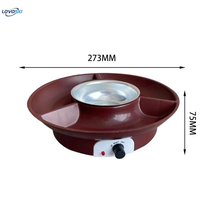 Chocolate%20Fondue%20Fountain%20for%20BBQ%20Sauce%20Practical%20Date%20Night%20Idea%20Antirust%20Stainless%20Steel%20Heated%20-%20Image%202
