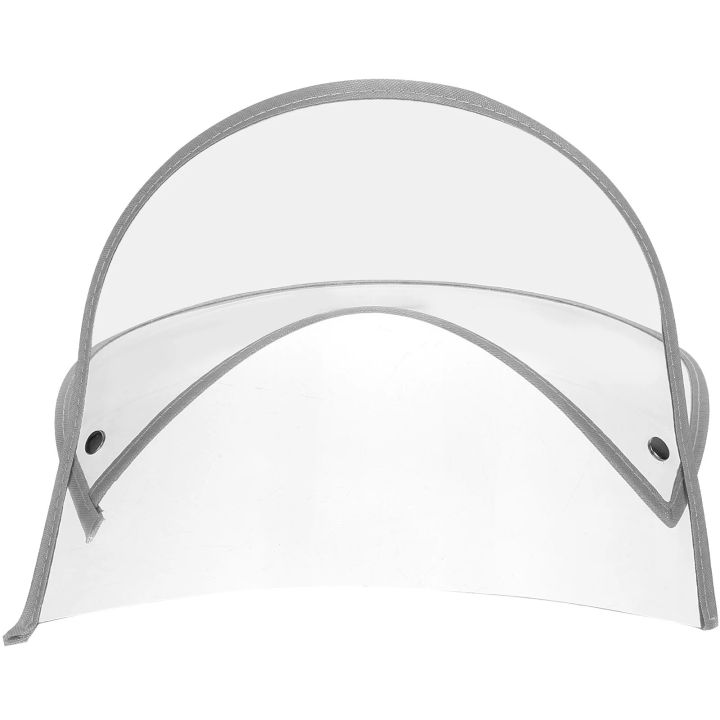Rain Poncho Cap Brim Coat Protector Clear Jacket Replaceable Supply Hat Raincoat Plastic Shield Accessory