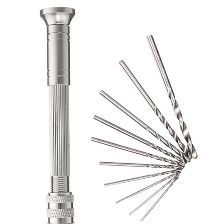 11Pcs%20Hand%20Twist%20Drill%20Set%200.5-2.0mm%20Woodworking%20Hand%20Punch%20Tool%20Hardware%20Clock%20Maintenance%20Kit%20Durable%20Easy%20Install%20-%20Image%205