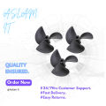 Nylon RC Boat Propeller 40mm Hole 2mm 3 Blade 1Pcs. 