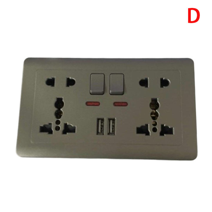 EU%20Standard%20Usb%20Socket%20Gray%20Embedded%20Panel%20Wall%20Power%20Socket%20Tetuo%20-%20Image%204