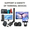 Qualcomm QCC3056 CSR Bluetooth 5.2 Audio Transmitter 16Bit aptX LL HD Adaptive 40ms Low Latency Microphone Wireless Adapter. 