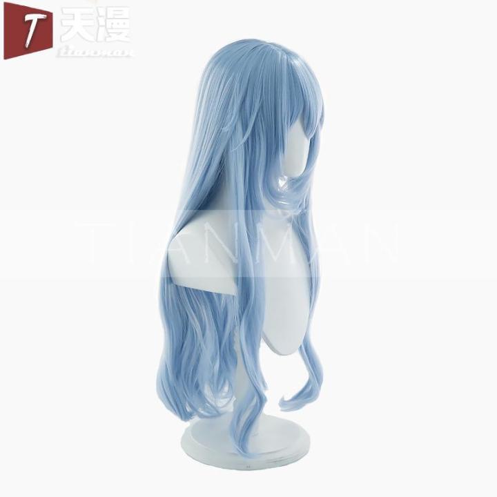 Tianman/EVA%20Neon%20genesis%20evangelion%20Lingboli%20Bo%20Bo%20Li%20Theater%20Version%20Long%20Hair%20Curly%20HaircosWig%20-%20Image%202