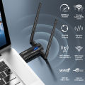 EDUP WiFi 6E Wireless Network Card 3000Mbps USB 3.0 WiFi Adapter Tri-Band 2.4G 5G 6G High Gain Antenna Wifi Receiver Dongle.
