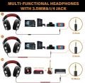 Oneodio Professional DJ Headphones Over Ear Studio Monitor Headset With Microphone HIFI Wired Bass Gaming Headset For Phone. 