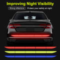 5Pcs/set Car Reflectante Reflector Sticker Waterproof Car Body Trunk Reflective Tape Reflex Warning Car Bumper Decoration Sticker Auto Exterior Accessories.