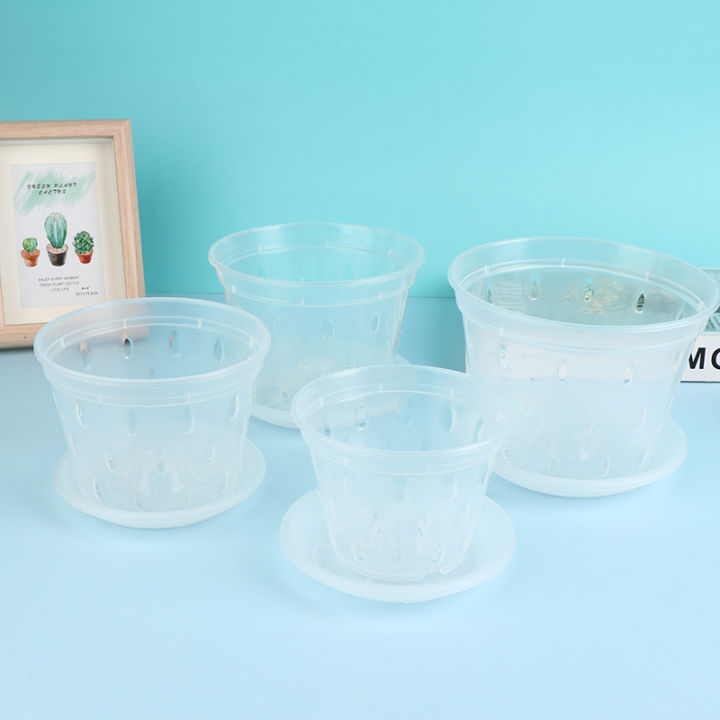 1Pc%20Flowerpot%20With%20Tray%20Planter%20Drainage%20Pots%20With%20Holes%20Transparent%20Orchid%20Pots%20Mystic%20-%20Image%207