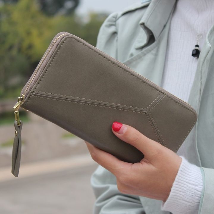 【Wweirdoo】Fashion Female Top quality Women pocket credit card holder purse money bag Elegant long Ladies wallet