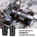 Viltrox 13mm 23mm 33mm 56mm F1.4 for Sony E Auto Focus Ultra Wide Angle Lens APS-C Lens Sony E-mount A6400 A7III A7R Camera Lens.