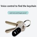 Wireless Whistle Key Finder Keychain Anti-Lost Device Keyrings Electronic Anti-Theft Ellipse Key Search Key Roll For Women Men. 