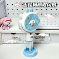 2024 New Hello Kitty Sanrio Portable USB Charge Fan Anime Sprayable Water Vapor Cute Cartoon Air Cooler Atomizing Humidifier. 