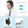 Tebe Bluetooth 5.0 Office Headphones Noice Reduction Wireless Mono Headset with Microphone For Driver Call Center Skype Office. 