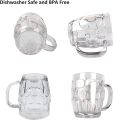 Enjoy Your Drink In Style With Clear Glass Water Mug, Coffee Mug, Tea Mug - Kitchen Drinkware-2M MUG. 