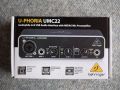 Behringer U-Phoria UMC22 USB Audio Interface. 