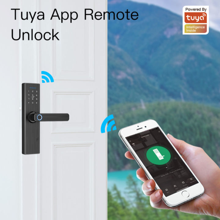 Tuya WiFi Multiple Unlocking Fingerprint Lock Security Intelligent ...