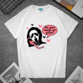 Summer T-shirt Horror movie Men and Women Cartoon Funny Graphic Aesthetic Tees Summer Gothic Short-sleeved Design Tops.
