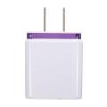 4 USB Home Wall Power Charger Adapter For iphone Samsung ipod S3 S4 Purple. 