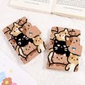 Cute Cat Print Card Holder Kitten Large Capacity Mini Wallet Multi-Card Holder Small Card Case Campus Card Work ID Storage Bag.
