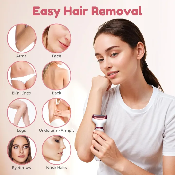 4-in-1%20Electric%20Razor%20for%20Women%20-%20Rechargeable%20Painless%20Body%20&%20Facial%20Hair%20Remover,%20Bikini%20Trimmer%20for%20Legs,%20Underarm%20&%20Face,%20Portable%20Women's%20Shaver%20Set%20with%20Smooth%20Glide%20Technology%20-%20Image%204