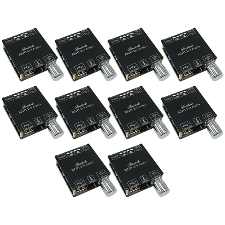 10X XY-C50L MINI Bluetooth 5.0 Wireless Audio Digital Power Amplifier Stereo Board 50Wx2
