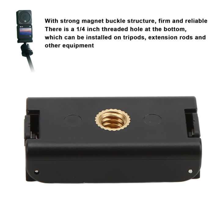 Magnetic%20Adapter%20Mount%20for%20DJI%20Action%202%20Camera%20Tripod%20with%201/4%20Inch%20Interface%20-%20Image%205