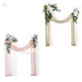 Artificial Wedding Arch Flowers Kit Decorative Decor Wedding Arch Rose Wreath for Ceremony Backdrop.