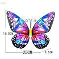 Butterflies Hanging Decorations Sculptures Decorative 9.84'' Indoor Outdoor Wall Art Ornament for Patio Yard.