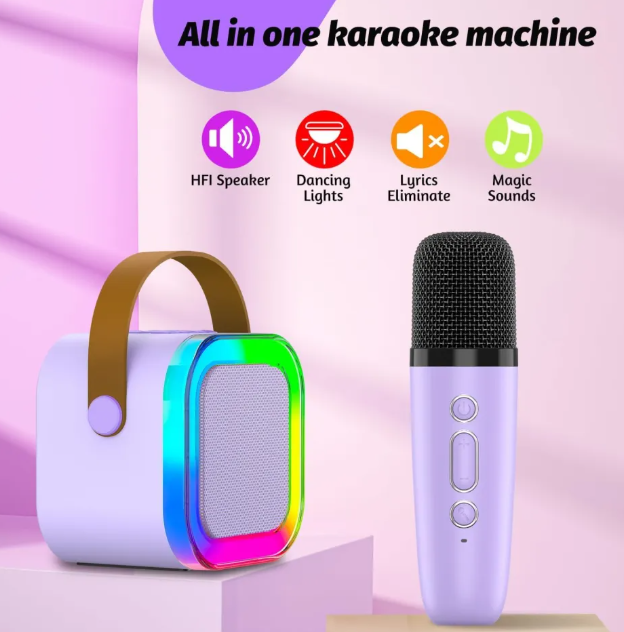 K12%20Portable%20Bluetooth%20Speaker%20with%20Karaoke%20Mic,%20RGB%20Lights,%20HiFi%20Sound,%20and%20Subwoofer%20-%20Image%202