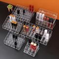Multifunctio Makeup Lipstick Case Makeup Organizer Storage Box Lipstick Display Stand Holder Cosmetic Jewelry Organizer Box.