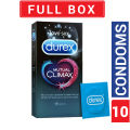 Durex Mutual Climax Condoms For Men - 10Pcs Pack. 