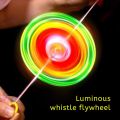1pc Flash Light Spinner Pull Line LED Flywheel Wheel Glow Creative Classic toys for Children Gift toy. 
