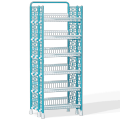 Akij Stacko-Rack-Multipurpose Self-6 Steps-Paste Blue & White. 