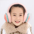 Winter Warm Ear Muffs Cute Cartoon Fruit Girls Fluffy Fold Burger Shape Headphone Earmuffs Soft Cashmere Warmer Earlap. 