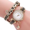 【Hannah Martin Store】Fashion Women Multi-layer Bracelet Watch Alloy Crystal Love Letter Wristwatch Jewelry. 